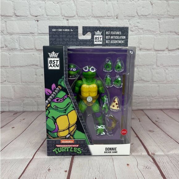 Teenage Mutant Ninja Turtles Donnie Donatello Action Figure Arcade Game BST AXN - Picture 2 of 7